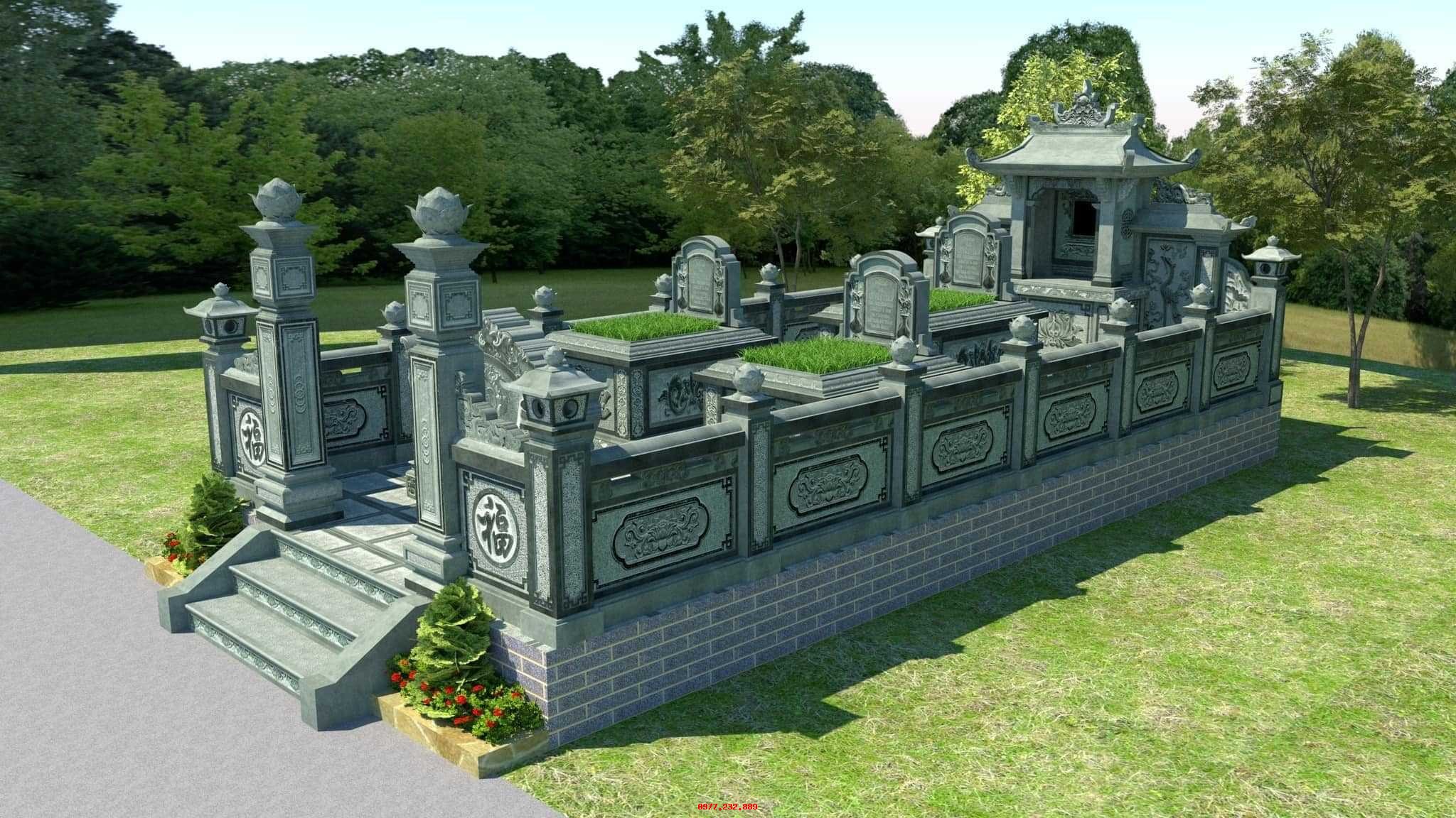 Phối cảnh khu lăng mộ - PC8